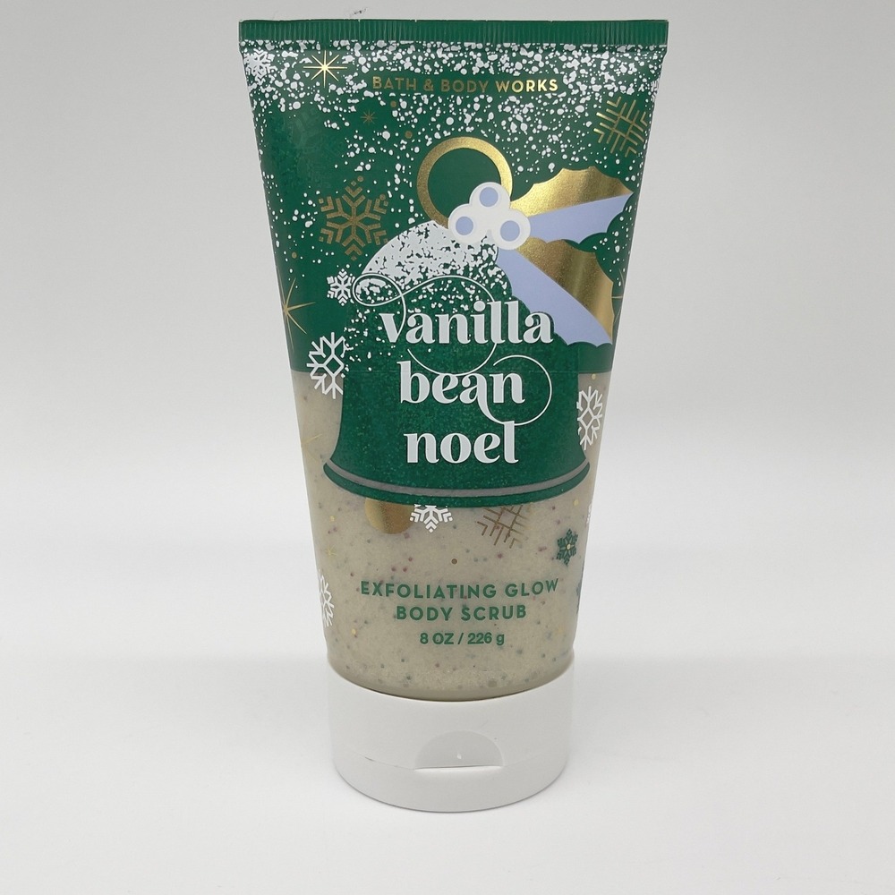 Bath Body Works Vanilla Bean Noel Exfoliating Glow Body Scrub Unisex 8oz Holiday